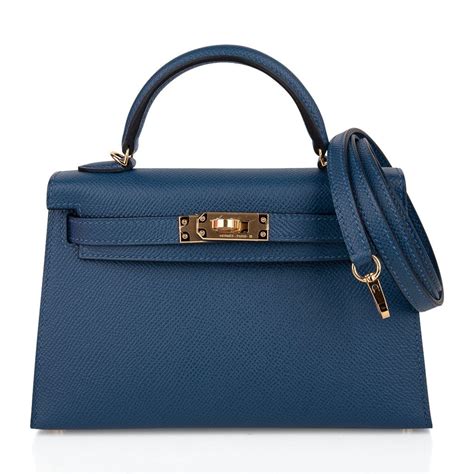 hermes kelly deep blue|hermes kelly bag models.